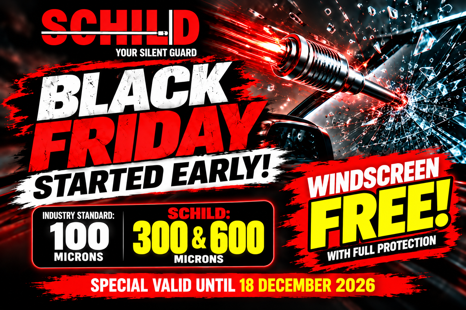 Schild Black Friday anti-smash-and-grab special